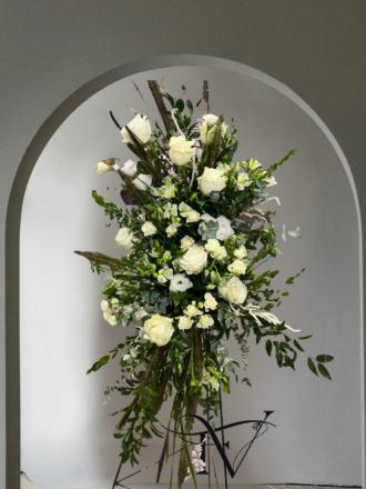 Standing Spray in  White