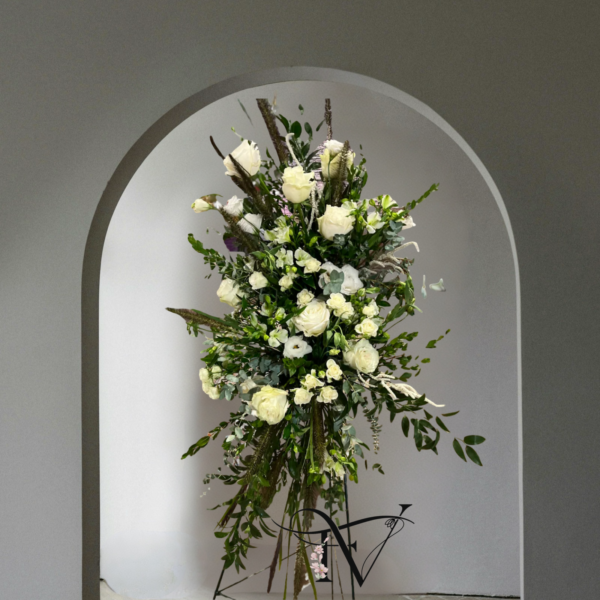 Standing Spray in  White