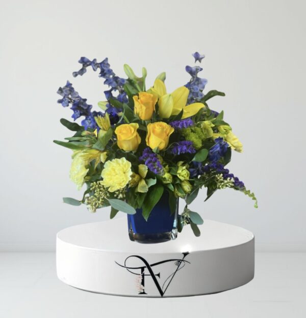 Delphinium in Blue