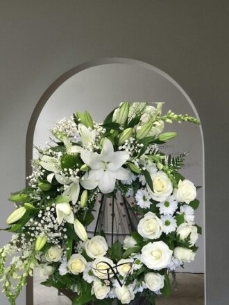 Lily Wreath in Peace