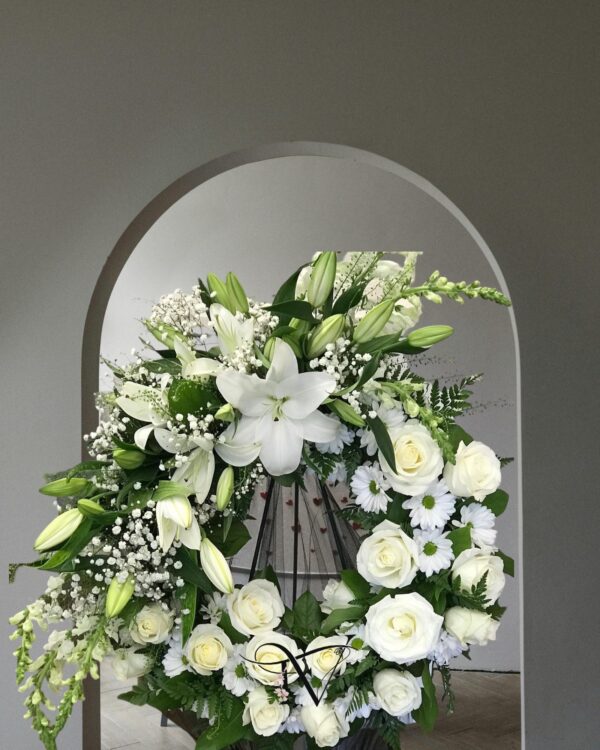 Lily Wreath in Peace