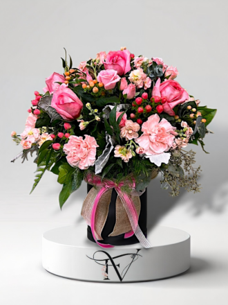 Blushing Blooms in Box